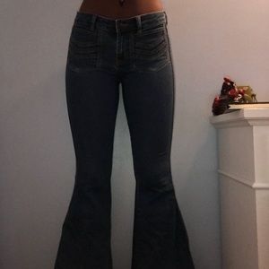 FREE PEOPLE FLARED JEANS